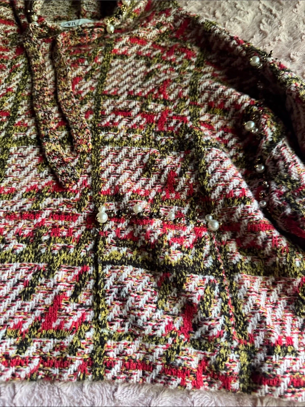 Zara multicolor bouclé